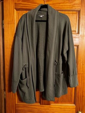 Knox Rose Olive Green Knit Cardigan